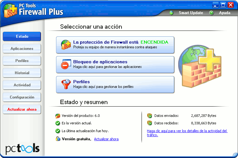 Ampliar imagen de PC Tools Firewall Plus PC Tools Firewall Plus